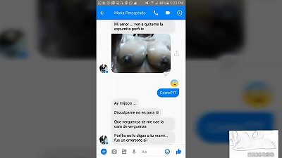 Mi tia politica manda por error foto en talk Messenger